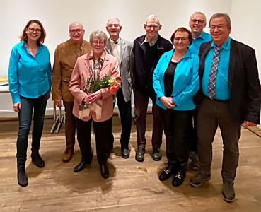 Jubilare und Vorstand